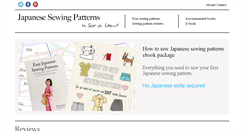 Desktop Screenshot of japanesesewingpatterns.com